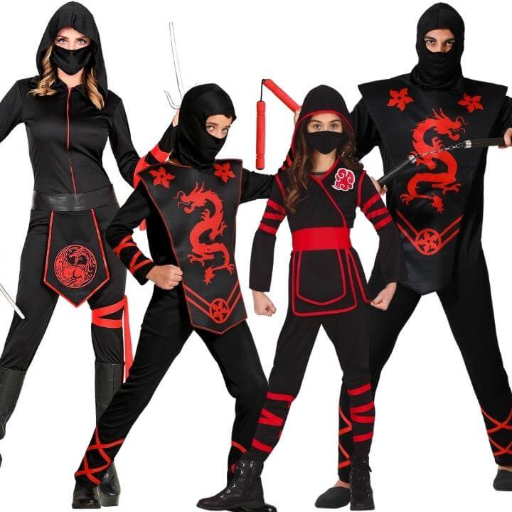 Secret Ninja Group Costumes