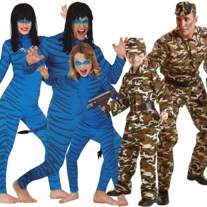Avatar and Military Group Costumes
