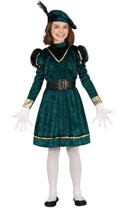 Green Royal Page Group Costumes
