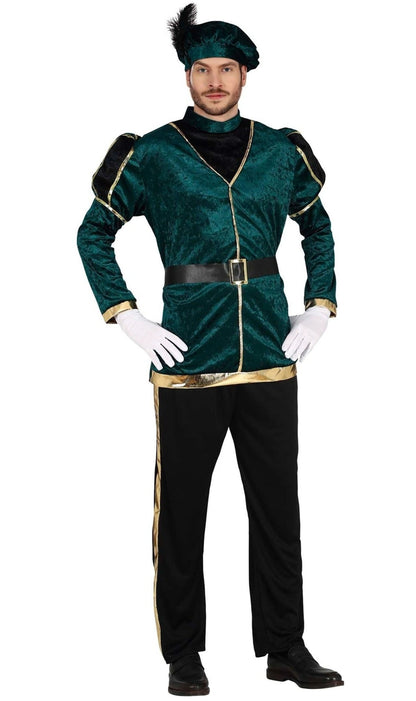 Green Royal Page Group Costumes
