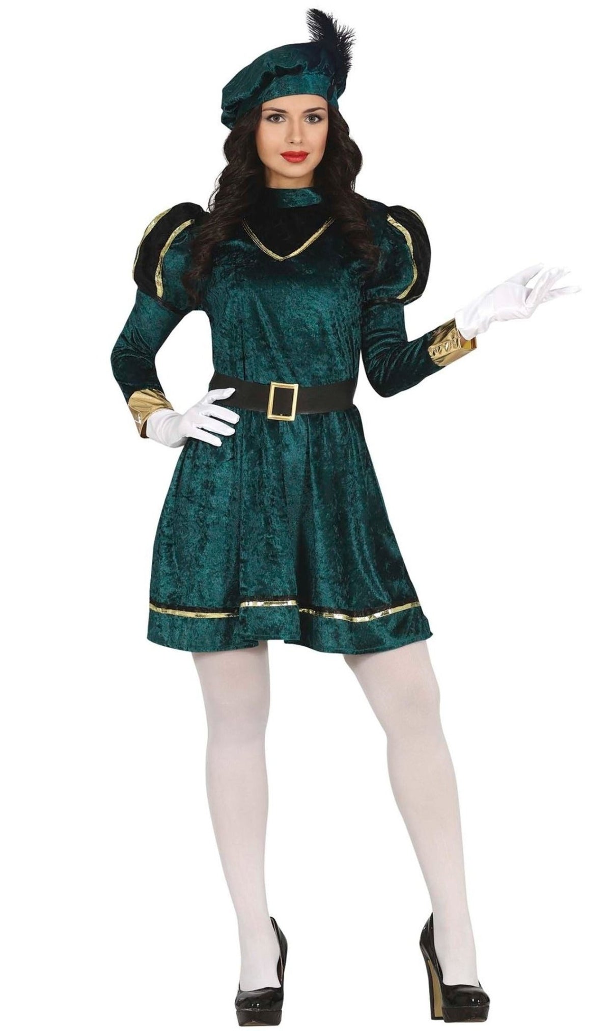 Green Royal Page Group Costumes