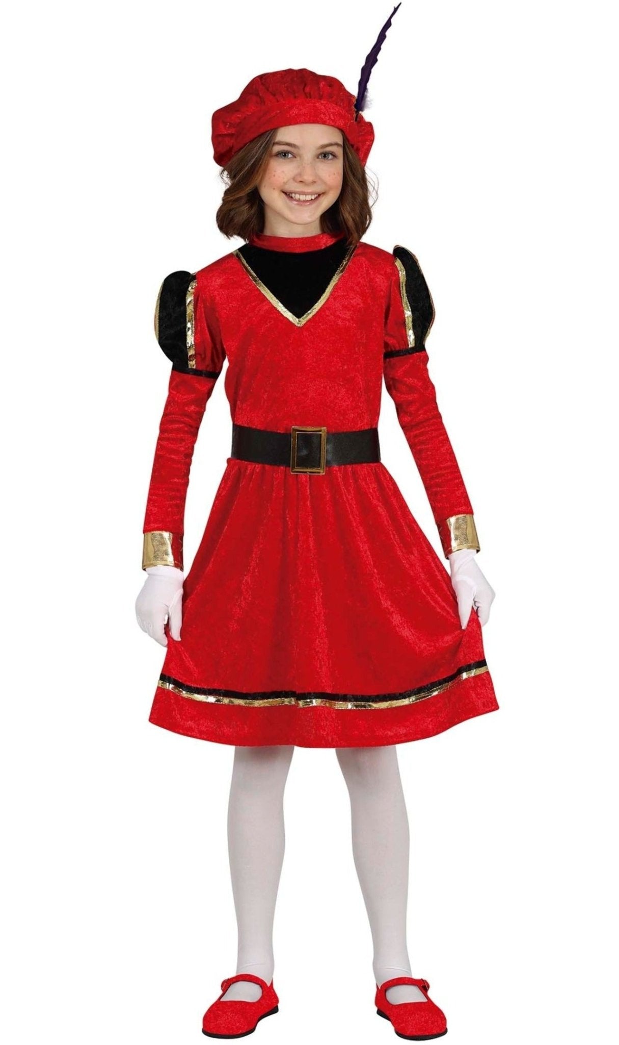 Red Royal Page Group Costumes