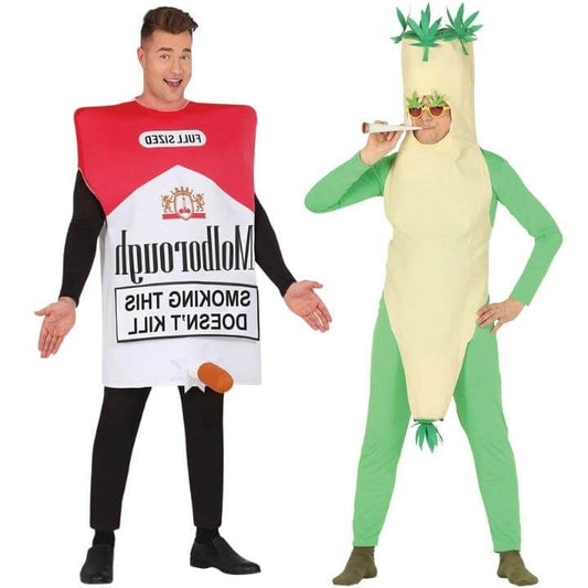 Cigarette Pack and Marijuana Couples Costumes