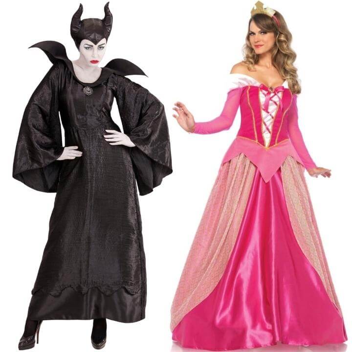 Sleeping Beauty and Maleficent Couples Costumes