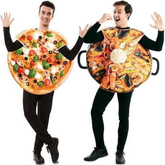 Pizza and Paella Couples Costumes