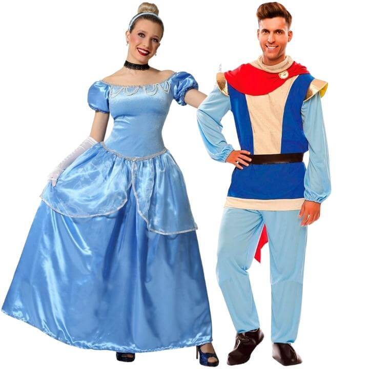 Cinderella and Prince Couples Costumes