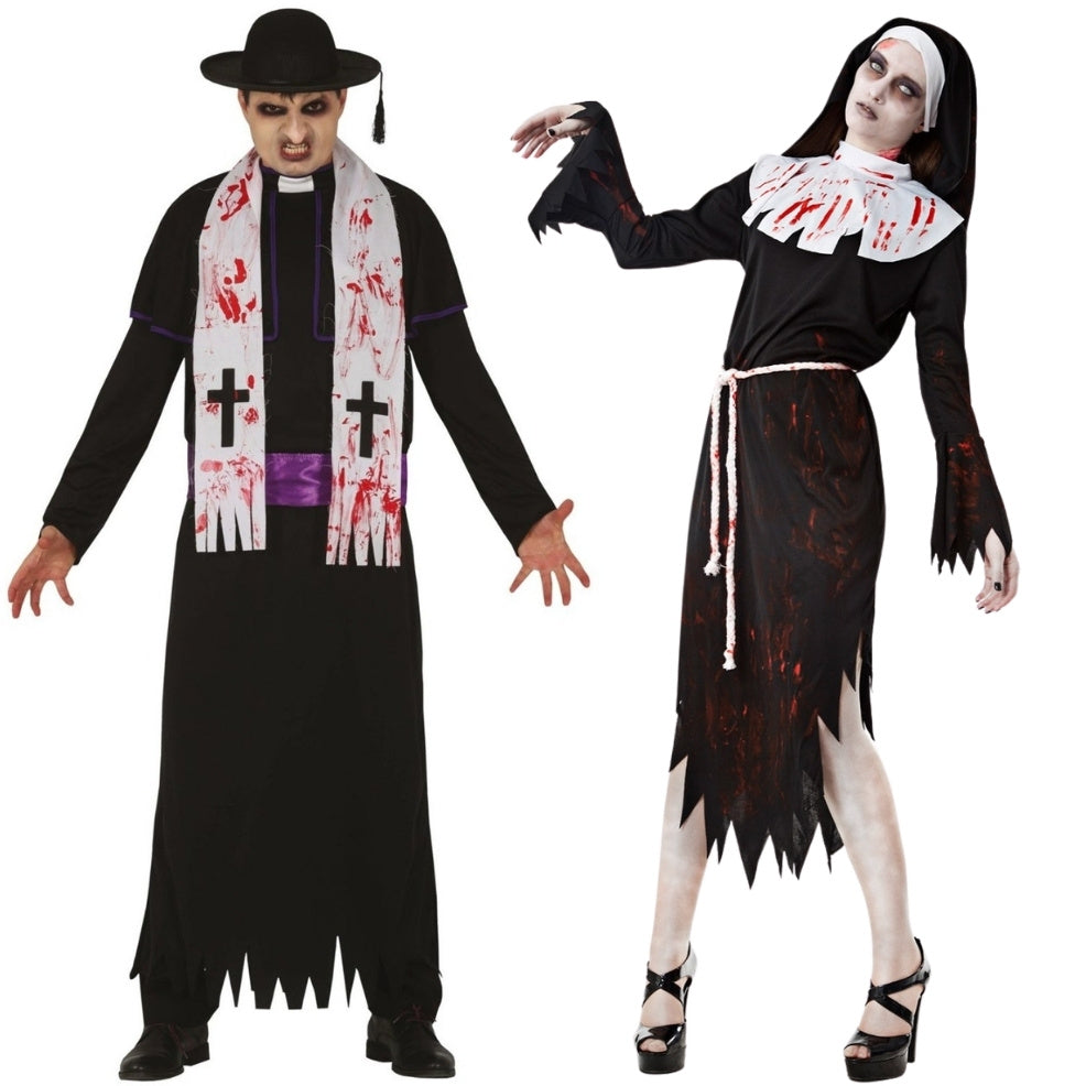 Religious Zombie Couples Costumes