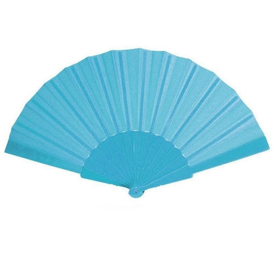 Turquoise Blue Hand fan
