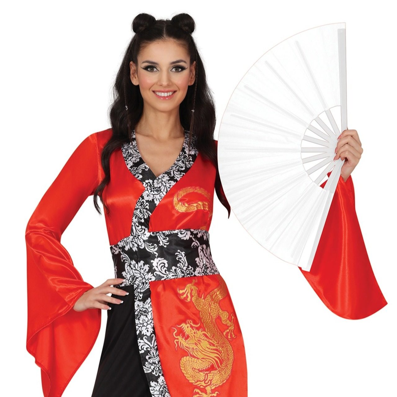 Large White Hand fan