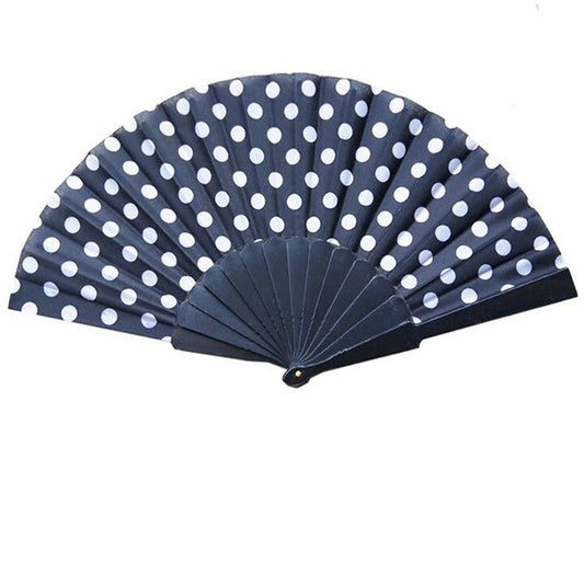 Black and White Flamenco Hand fan