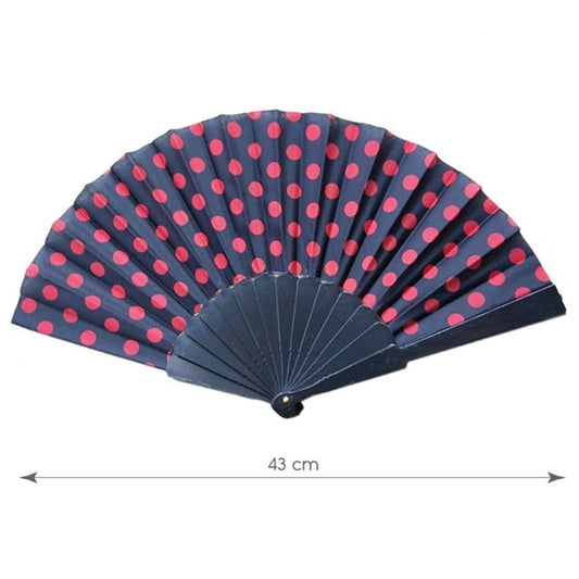 Black and Red Flamenco Hand Fan