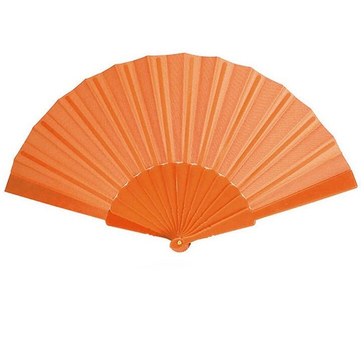 Orange Hand fan
