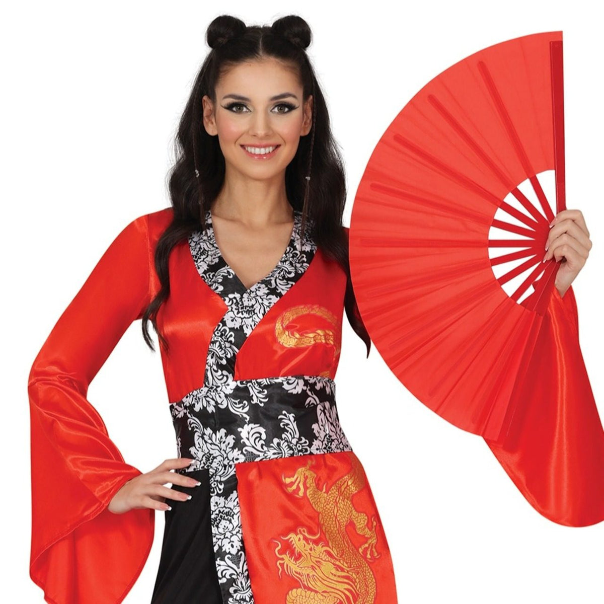 Large Red Hand fan