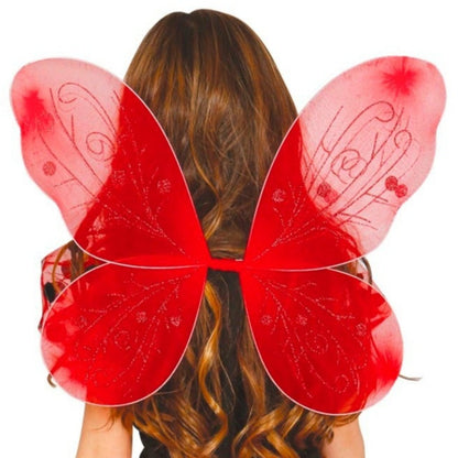 Kids Red Illusion Wings
