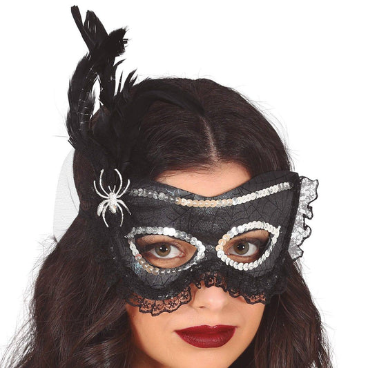 Black Mask with Spider