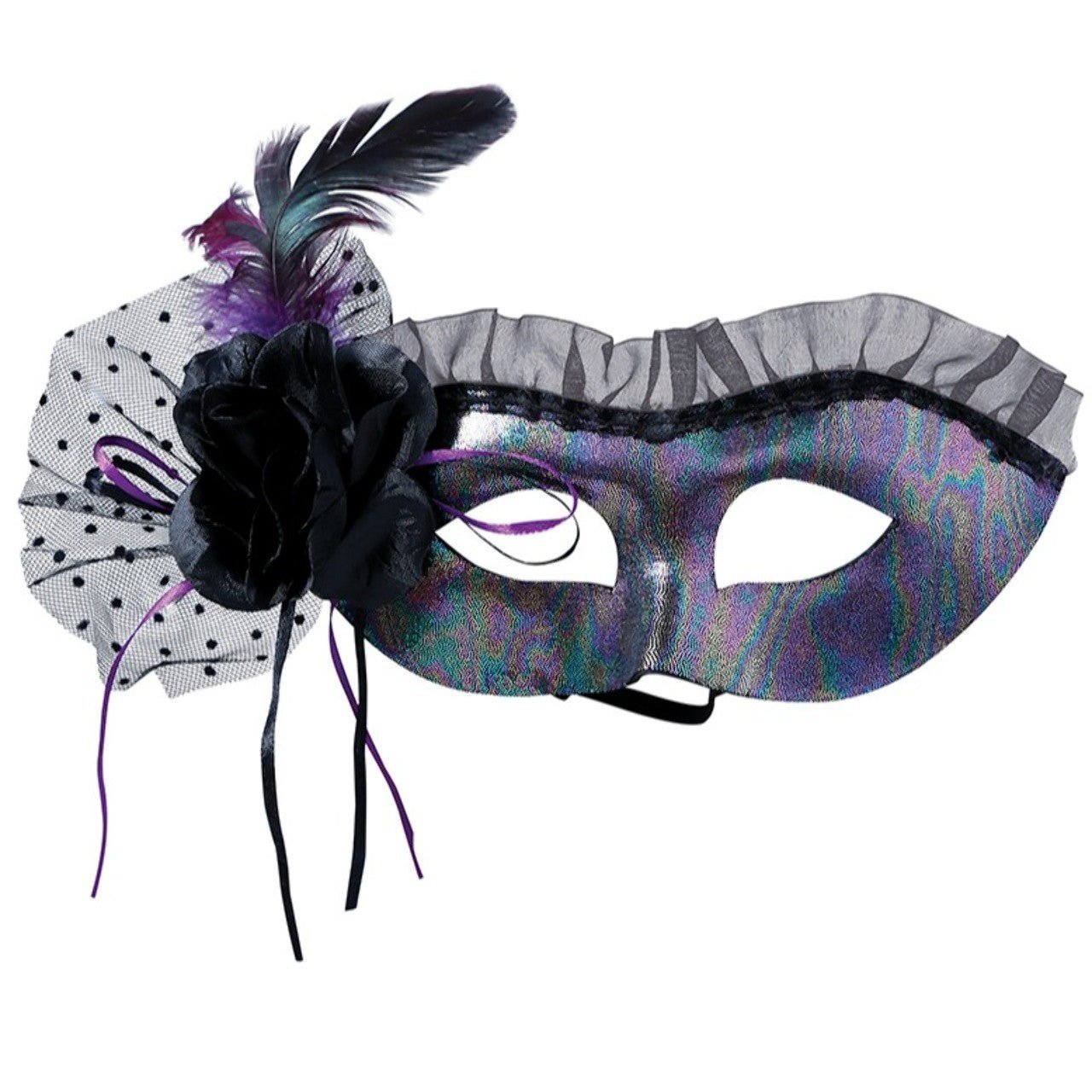 Silver Mask with Veil