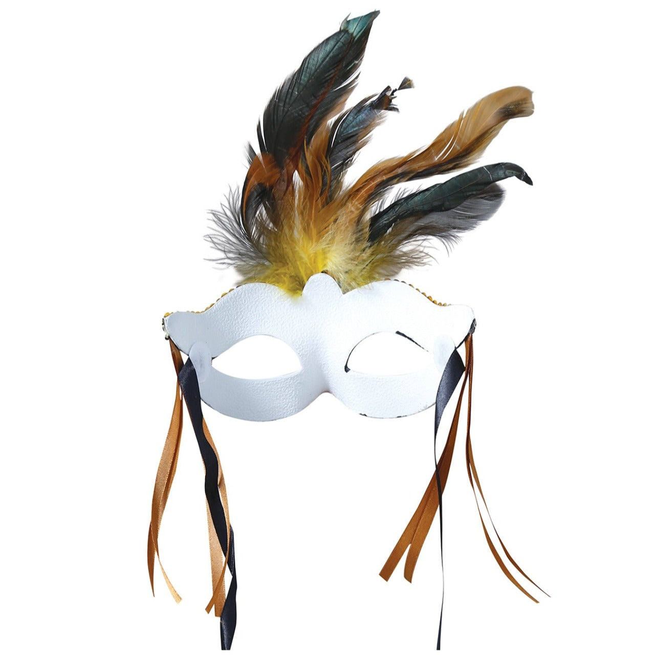 Voodoo Mask with Feathers