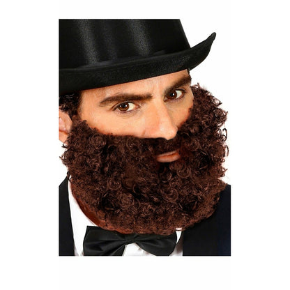 Barba con Bigote Castaña | Don Disfraz