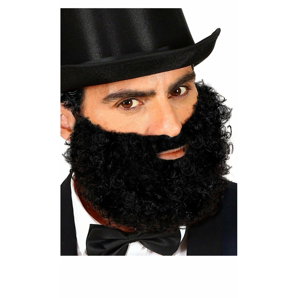 Barba con Bigote Negra | Don Disfraz