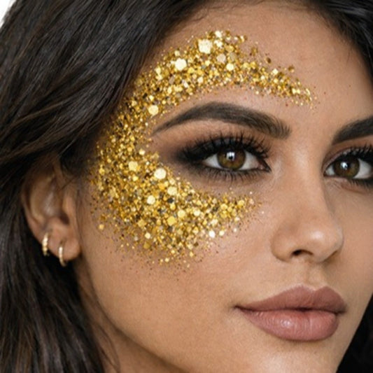 Gold Glitter Makeup Stick