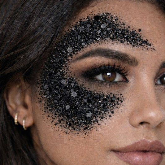 Black Glitter Makeup Stick
