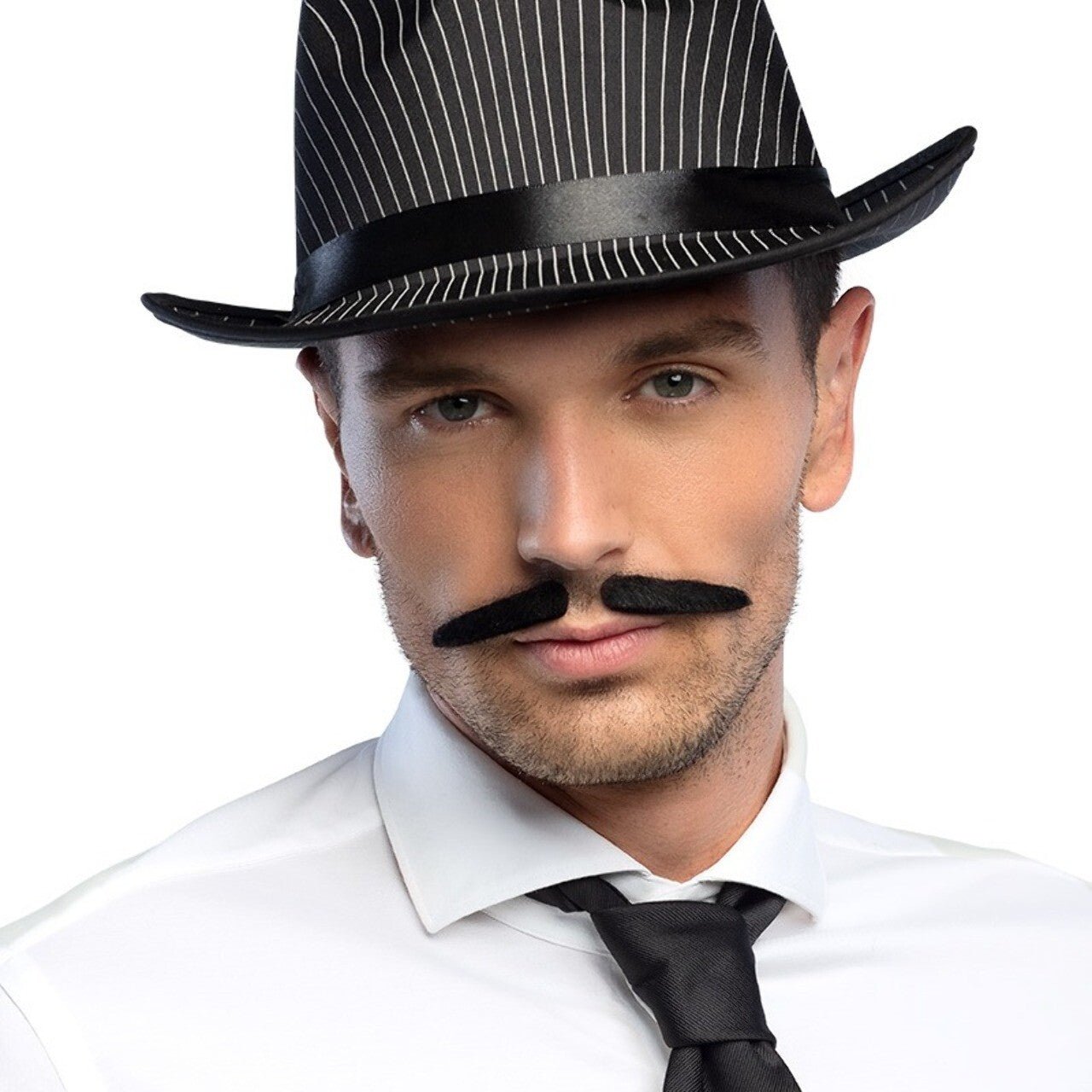 Black Gangster Moustache