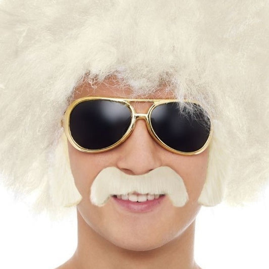 White Moustache and Sideburns