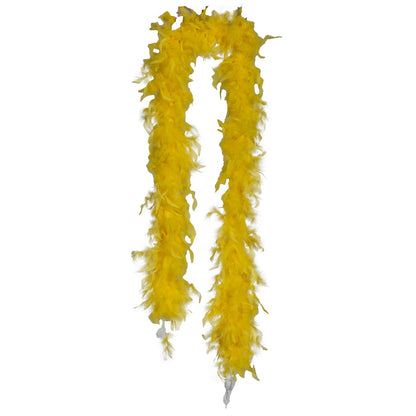 Yellow Feather Boa 80g