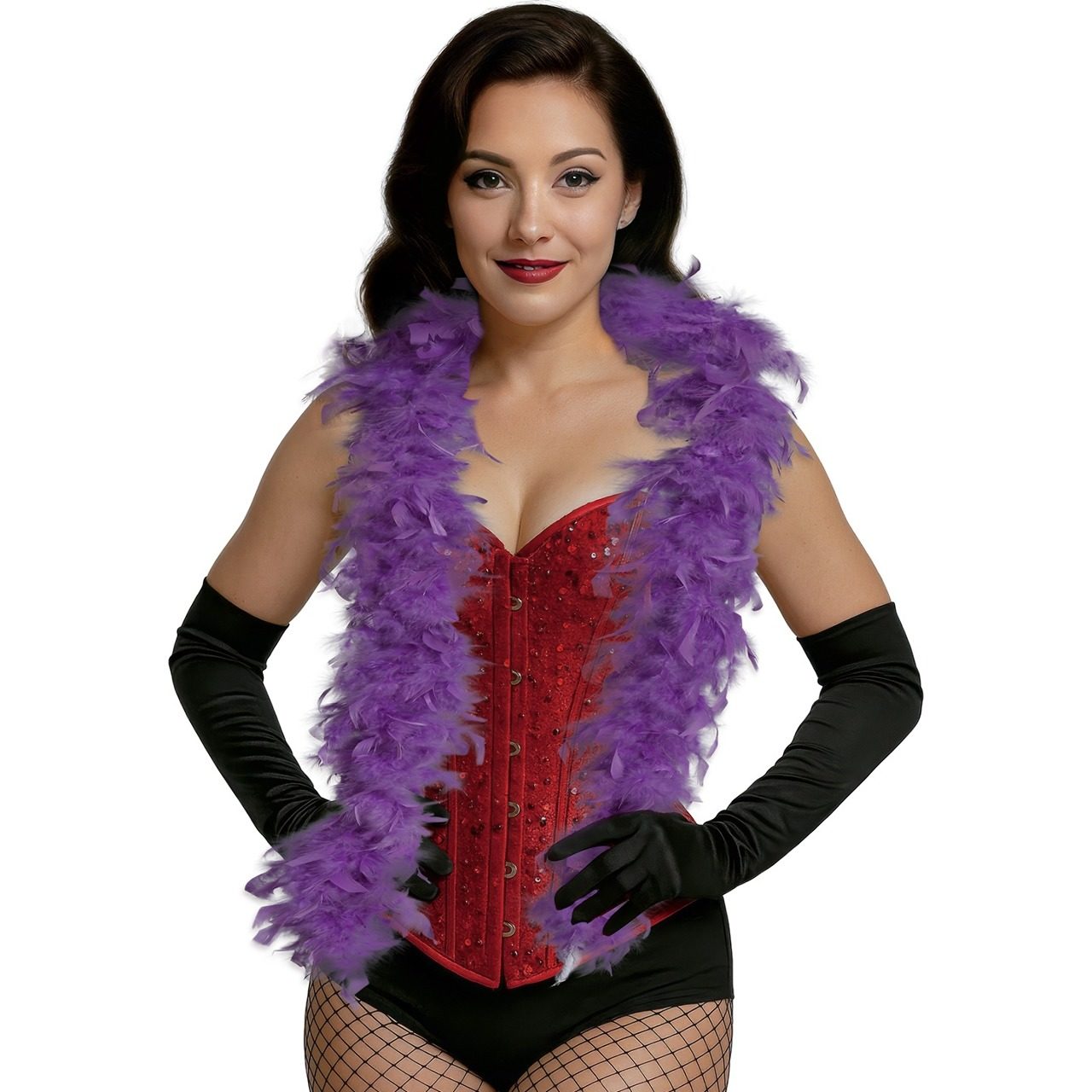 Lilac Feather Boa 80g