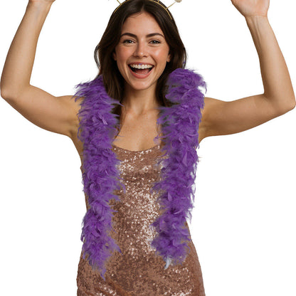 Lilac Feather Boa 80g