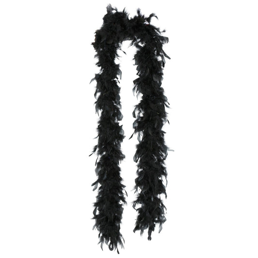 Black Feather Boa 80g