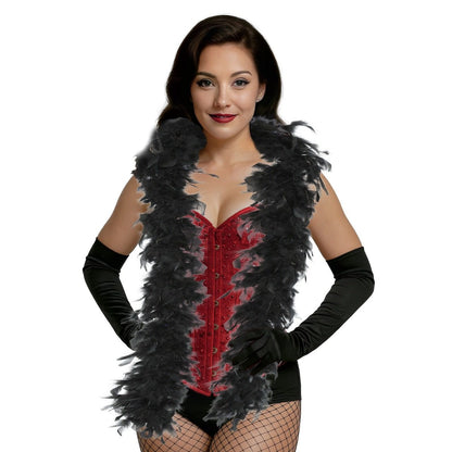 Black Feather Boa 80g