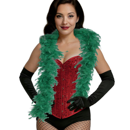 Green Feather Boa 80g