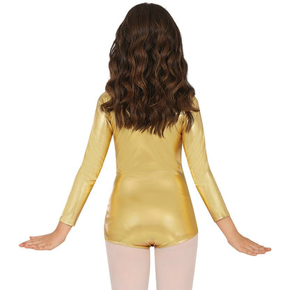 Metallic Gold Long Sleeve Body for Kids