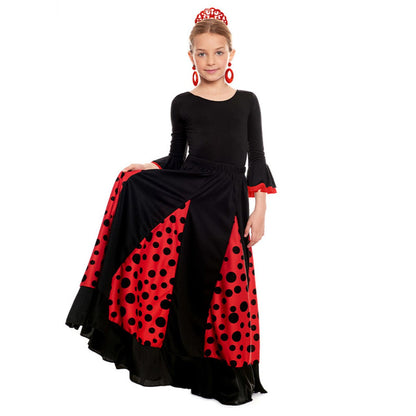 Kids Black Flamenco Bodysuit