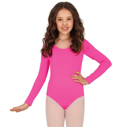 Fuchsia Long Sleeve Kids Bodysuit