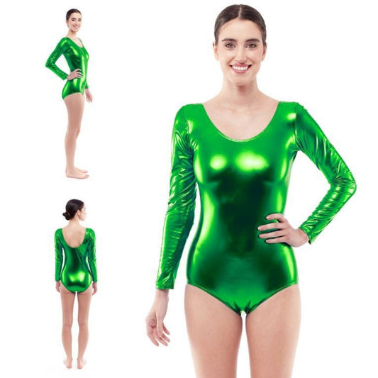 Metallic Green Bodysuit
