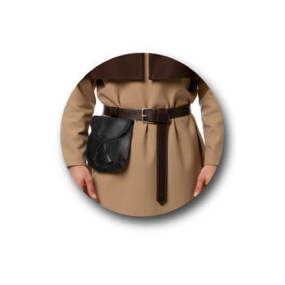 Black Medieval Pouch