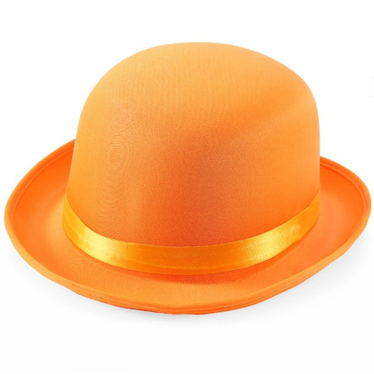 Orange Bowler Hat