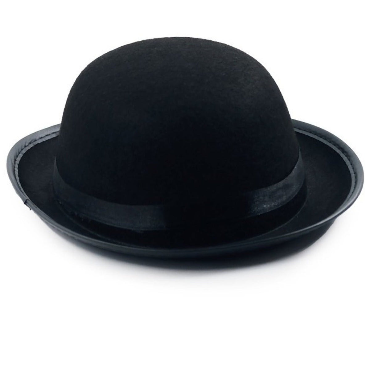 Kids Black Eco Bowler Hat