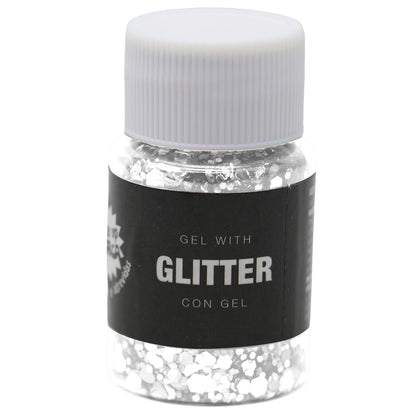White Glitter Gel Pot