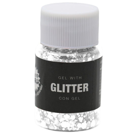 White Glitter Gel Pot