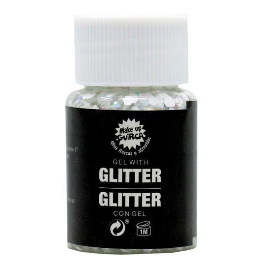 White Glitter Gel Pot