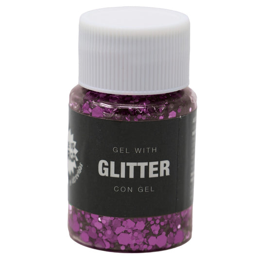 Purple Glitter Gel Pot