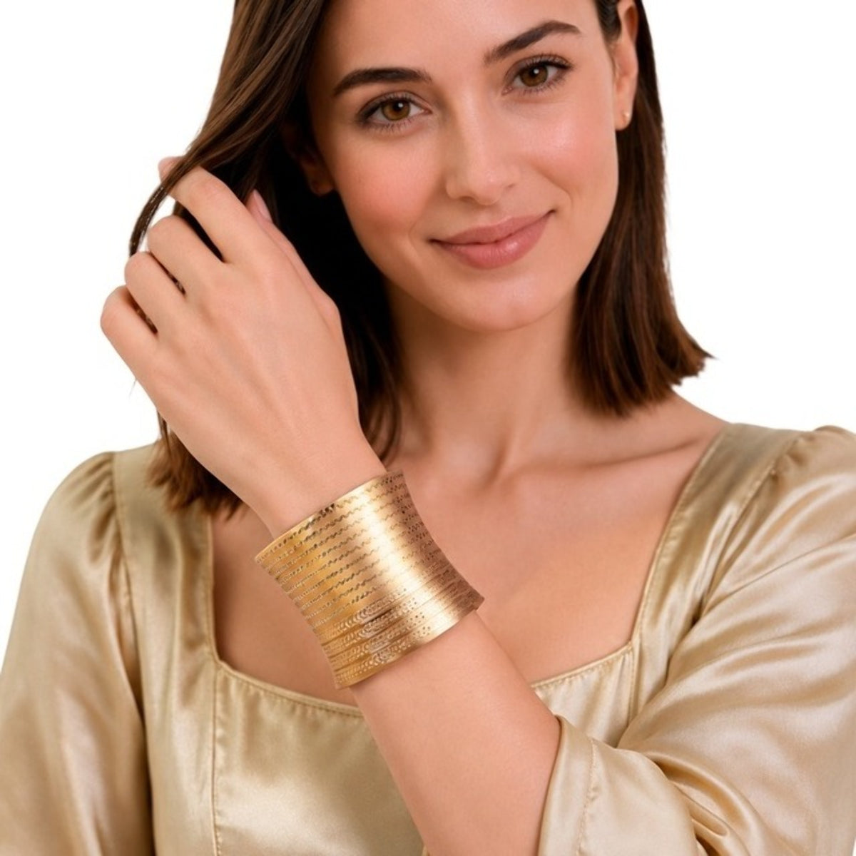 Engraved Golden Bracelet