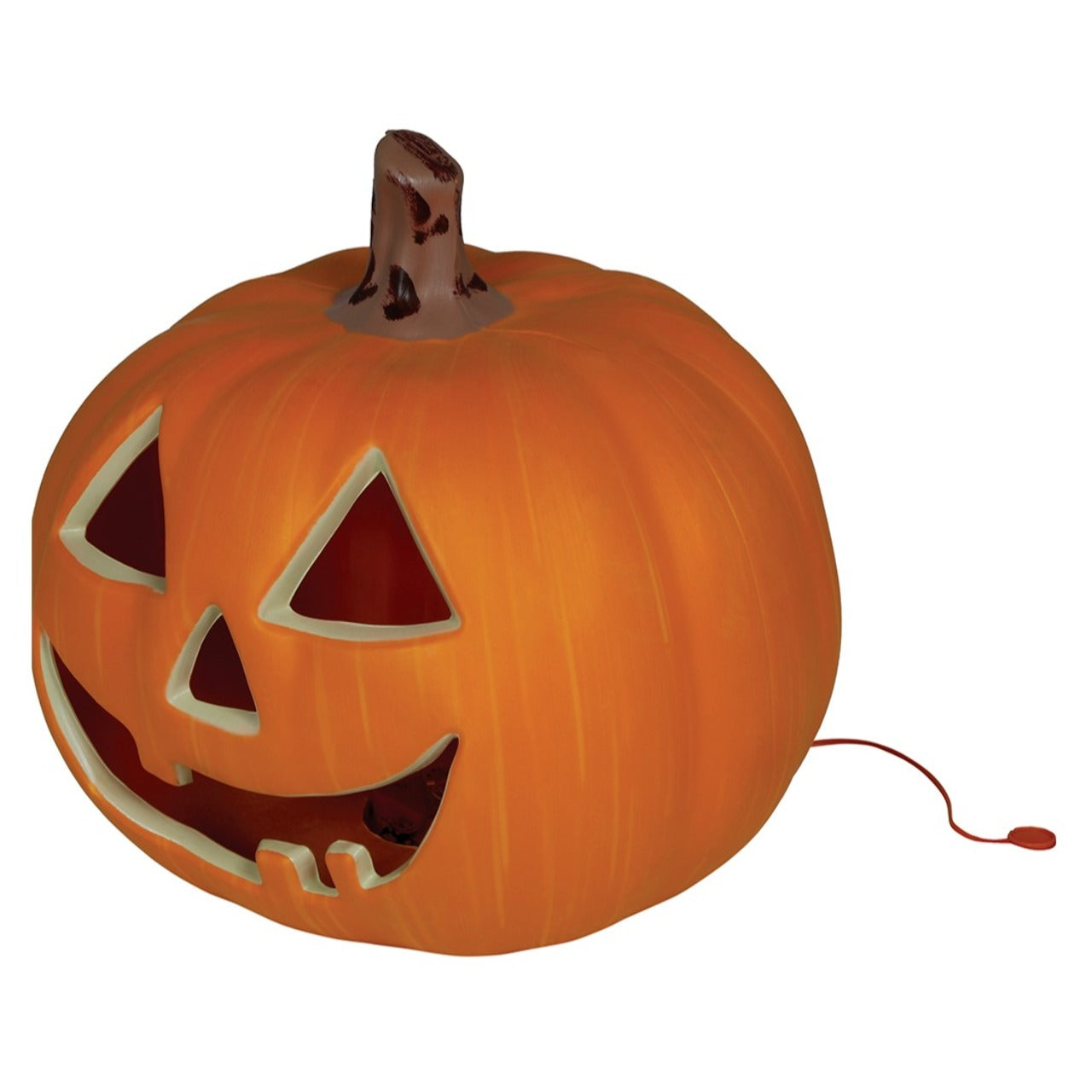 Smiling Light-Up Pumpkin