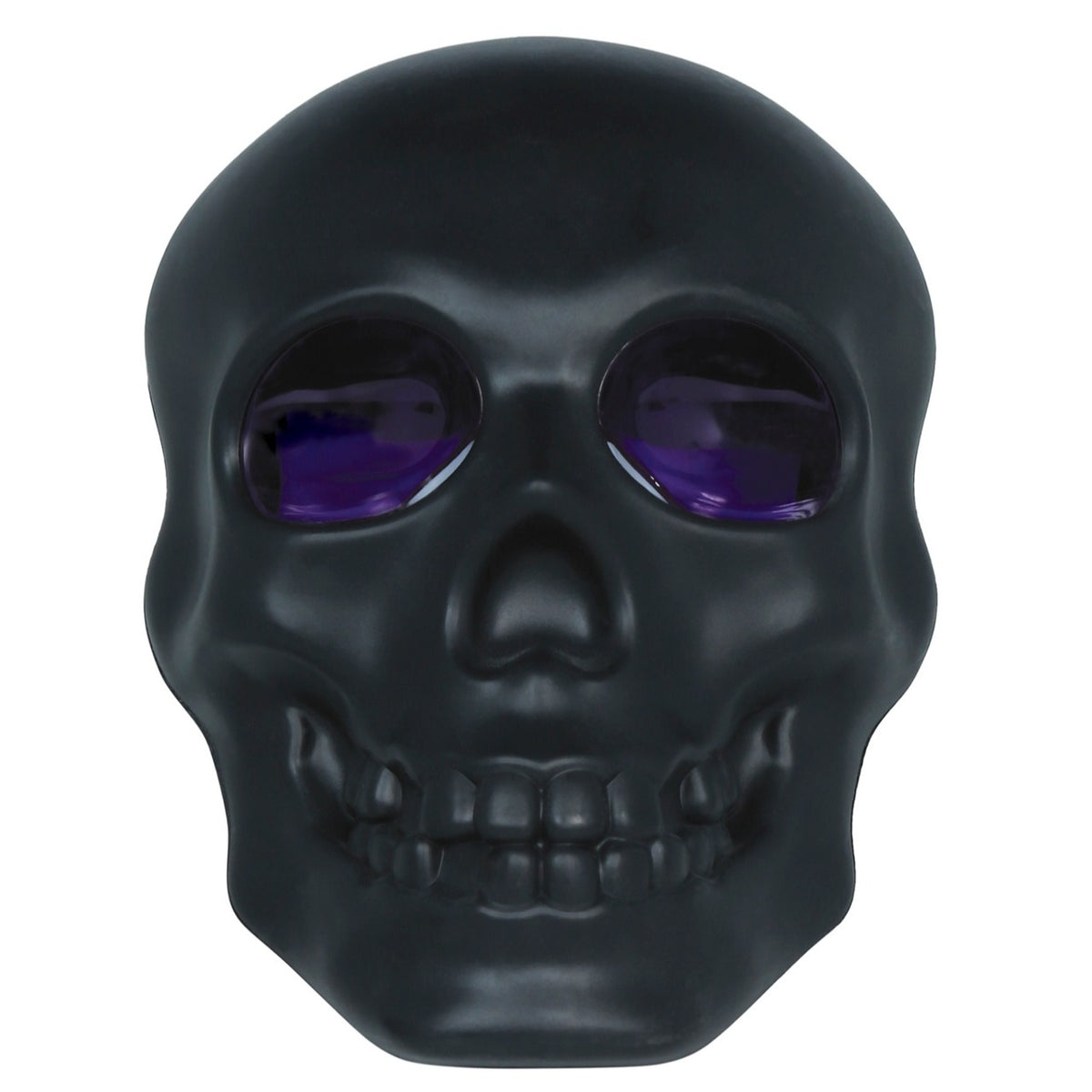 Black Light-Up Skull with Smoke