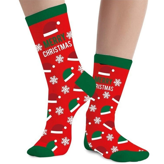 Kids Red Christmas Socks