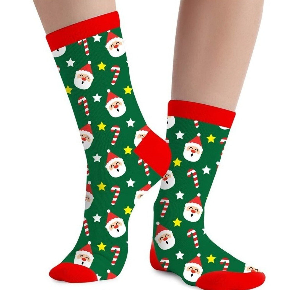 Green Christmas Socks