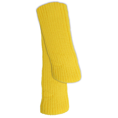 Neon Yellow Leg Warmers